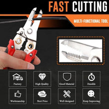 Load image into Gallery viewer, Multi-functional Wire Splitting Pliers Electrician Manual Tool