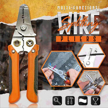 Load image into Gallery viewer, Multi-functional Wire Splitting Pliers Electrician Manual Tool