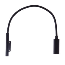 Load image into Gallery viewer, USB-C / Type-C Female to 6 Pin Male Laptop PD Fast Charging Cable for Microsoft Surface Pro 9 / 8 / 7 / 6 / 5 / 4 / 3, Cable Length: 0.2m, Pro 9 / 8 / 7 / 6 / 5 / 4 / 3 to USB-C / Type-C Female Black                                                     ...