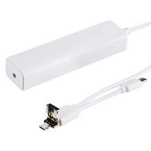 Load image into Gallery viewer, 3 in 1 USB-C / Type-C + Micro USB + 4 x USB 2.0 Ports HUB Converter, Cable Length: 12cm, 3 in 1 (White), 3 in 1 (Black)