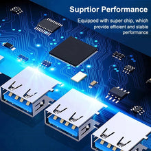 Load image into Gallery viewer, A809 USB 3.0 x 1 + USB 2.0 x 3 to USB 3.0 Multi-function Splitter HUB Adapter, A809