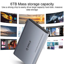 Load image into Gallery viewer, ORICO DD25 C3 2.5 inch Type-C to Type-C and USB Mechanical SSD Enclosure, Supported Capacity: 6TB