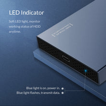 Load image into Gallery viewer, ORICO DD25 C3 2.5 inch Type-C to Type-C and USB Mechanical SSD Enclosure, Supported Capacity: 6TB