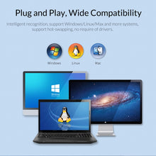 Load image into Gallery viewer, ORICO DD25 C3 2.5 inch Type-C to Type-C and USB Mechanical SSD Enclosure, Supported Capacity: 6TB