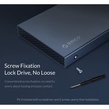 Load image into Gallery viewer, ORICO DD25 C3 2.5 inch Type-C to Type-C and USB Mechanical SSD Enclosure, Supported Capacity: 6TB