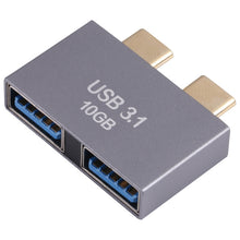 Load image into Gallery viewer, 2 x USB Female to 2 x USB-C / Type-C Male Adapter, 2 x USB Female to 2 x Type-C Male