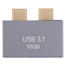 Load image into Gallery viewer, 2 x USB Female to 2 x USB-C / Type-C Male Adapter, 2 x USB Female to 2 x Type-C Male
