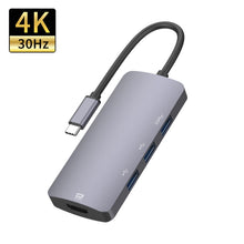 Load image into Gallery viewer, UC912 4 in 1 4K 30Hz USB 3.0 + 2 x USB 2.0 to USB-C / Type-C Multifunctional HUB Adapter, UC912 USB 3.0 + 2 x USB 2.0