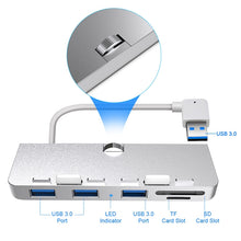 Load image into Gallery viewer, Rocketek For iMac USB3.0 x 3 + SD / TF Multi-function HUB Expansion Dock, USB3.0 x 3 + SD / TF