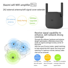 Load image into Gallery viewer, Original Xiaomi Mi WiFi Amplifier Pro 300Mbps WiFi Smart Extender Router with 2x2 External Antennas, US Plug, Amplifier Pro