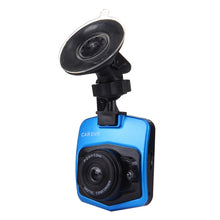 Load image into Gallery viewer, VGA 480P Car Camcorder DVR Driving Recorder Digital Video Camera Voice Recorder with 2.4 inch LCD Screen Display, Support 32GB Micro TF Card &amp; Infrared Night Vision Function(Black + Blue), 2.4 inch LCD