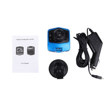 Load image into Gallery viewer, VGA 480P Car Camcorder DVR Driving Recorder Digital Video Camera Voice Recorder with 2.4 inch LCD Screen Display, Support 32GB Micro TF Card &amp; Infrared Night Vision Function(Black + Blue), 2.4 inch LCD