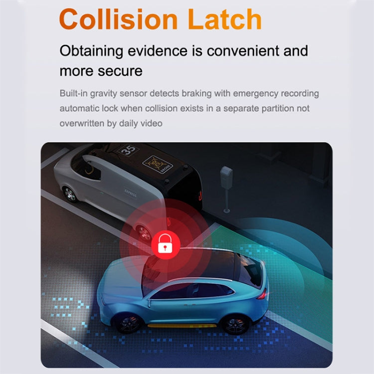 U06 2K Ultra HD Night Vision WiFi Car Driving Recorder Support Mobile APP, U06