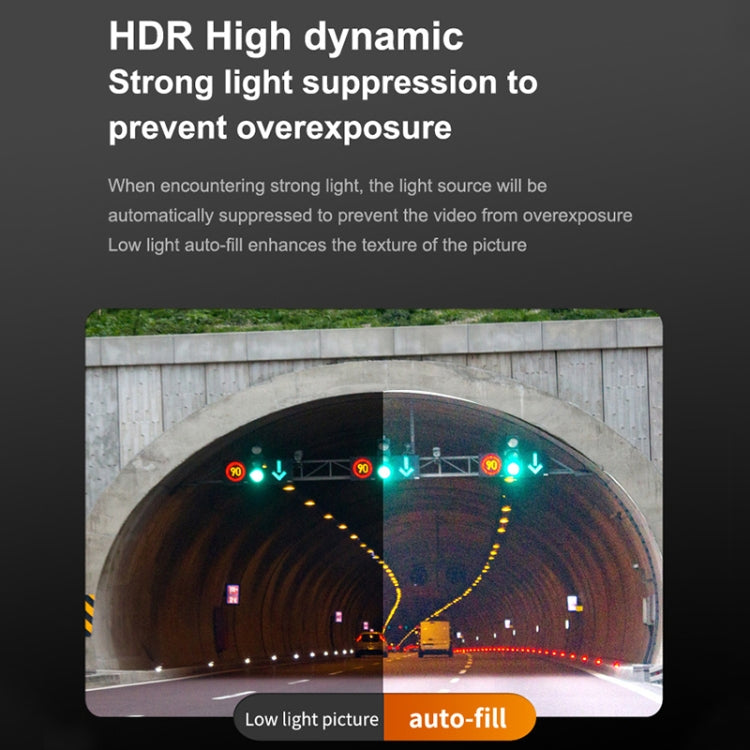 U06 2K Ultra HD Night Vision WiFi Car Driving Recorder Support Mobile APP, U06