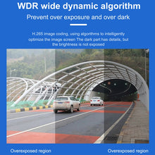 Load image into Gallery viewer, X12 2K Ultra HD Panoramic Triple Recording WiFi Car Driving Recorder Support Mobile APP, X12
