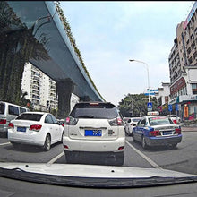 Load image into Gallery viewer, Left Screen Display Rearview Mirror Vehicle DVR, Allwinner Programs, 2 x Cameras 1080P HD 140 Degree Wide Angle Viewing, Support GPS Port/ Motion Detection / Night Vision / TF Card / G-Sensor, Rearview Mirror Vehicle DVR