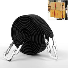 Load image into Gallery viewer, 2m Elastic Strapping Rope Packing Tape for Bicycle Motorcycle Back Seat with Hook, 2m