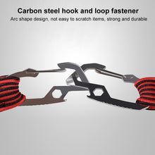 Load image into Gallery viewer, 2m Elastic Strapping Rope Packing Tape for Bicycle Motorcycle Back Seat with Hook, 2m