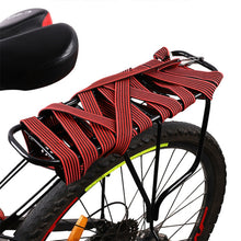 Load image into Gallery viewer, 2m Elastic Strapping Rope Packing Tape for Bicycle Motorcycle Back Seat with Hook, 2m