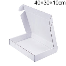 Load image into Gallery viewer, Shipping Box Clothing Packaging Box, Color: White, Size: 40x30x10cm, 40x30x10cm