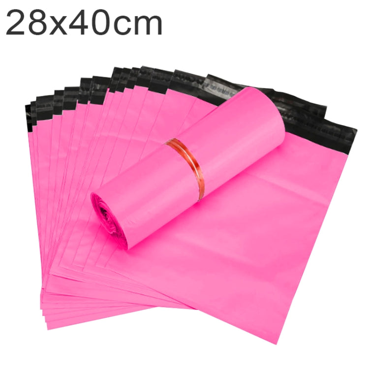 100 PCS / Roll Thick Express Bag Packaging Bag Waterproof Plastic Bag, Size: 28x40cm (Dark Grey), 28x40cm, Silver Grey, 28x40cm, White, 28x40cm, Pink