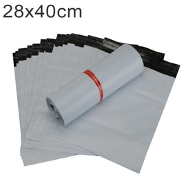 100 PCS / Roll Thick Express Bag Packaging Bag Waterproof Plastic Bag, Size: 28x40cm (Dark Grey), 28x40cm, Silver Grey, 28x40cm, White, 28x40cm, Pink