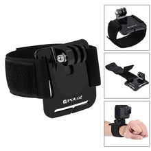 Load image into Gallery viewer, PULUZ 53 in 1 Accessories Total Ultimate Combo Kits (Chest Strap + Suction Cup Mount + 3-Way Pivot Arms + J-Hook Buckle + Wrist Strap + Helmet Strap + Extendable Monopod + Surface Mounts + Tripod Adapters + Storage Bag + Handlebar Mount) for GoPro, Ins...