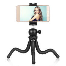 Load image into Gallery viewer, PULUZ Mini Octopus Flexible Tripod Holder with Ball Head &amp; Phone Clamp + Tripod Mount Adapter &amp; Long Screw for SLR Cameras, GoPro, Cellphone, Size: 25cmx4.5cm, 25cm Tripod + Phone Clamp