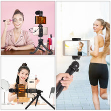 Load image into Gallery viewer, PULUZ Mini Octopus Flexible Tripod Holder with Ball Head &amp; Phone Clamp + Tripod Mount Adapter &amp; Long Screw for SLR Cameras, GoPro, Cellphone, Size: 25cmx4.5cm, 25cm Tripod + Phone Clamp