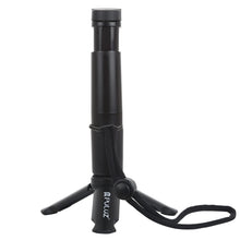 Load image into Gallery viewer, PULUZ Folding Plastic Tripod + Vlogging Live Broadcast Handheld Grip ABS Mount with Cold Shoe &amp; Wrist Strap for iPhone, Galaxy, Huawei, Xiaomi, Sony, HTC, Google and other Smartphones
