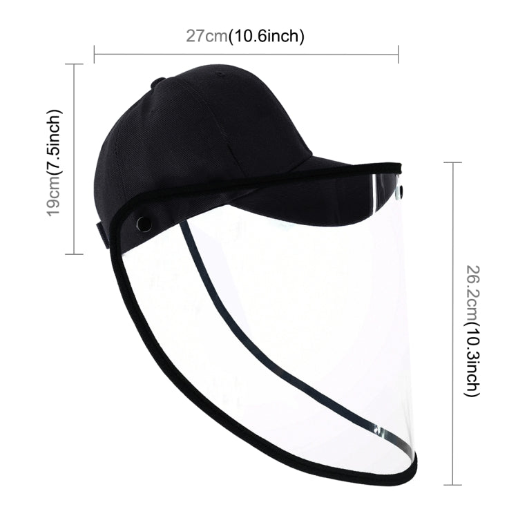 50 PCS Anti-Saliva Splash Anti-Spitting Anti-Fog Anti-Oil Protective Baseball Cap Mask Removable Face Shield, Baseball Cap Mask 50 Pack, 50 PCS Baseball Cap Mask/Red, 50 PCS Baseball Cap Mask/Blue