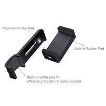 Load image into Gallery viewer, PULUZ Smartphone Fixing Clamp 1/4 inch Holder Mount Bracket + Grip Folding Tripod Mount Kits for DJI OSMO Pocket / Pocket 2, Clamp+Tripod
