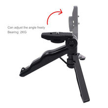 Load image into Gallery viewer, PULUZ Smartphone Fixing Clamp 1/4 inch Holder Mount Bracket + Grip Folding Tripod Mount Kits for DJI OSMO Pocket / Pocket 2, Clamp+Tripod