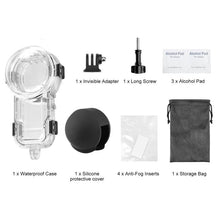 Load image into Gallery viewer, For Insta360 X5 PULUZ 60m Waterproof Sealed Diving Case with Silicone Lens Cover, Diving Case with Silicone Lens Cover
