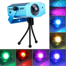 Load image into Gallery viewer, 3W x 3 RGB Mini Water Wave Projector with Remote Control, EU Plug, EU Plug