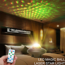 Load image into Gallery viewer, 10W Bluetooth Water Ripple Laser Star Projector Light
