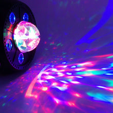 Load image into Gallery viewer, 11W 5 LEDs Colorful Rotating Magic Ball LED PAR Light