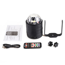 Load image into Gallery viewer, USB Bluetooth Crystal Magic Ball Stage Light with Remote Control