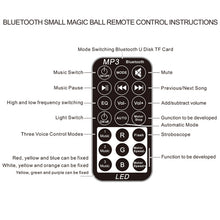 Load image into Gallery viewer, USB Bluetooth Crystal Magic Ball Stage Light with Remote Control