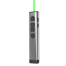 Load image into Gallery viewer, Doosl Dsit038 2.4GHz Wireless Presenter PowerPoint Clicker Representation Remote Control Green Laser Pointer, Control Distance: 100m, Green Laser