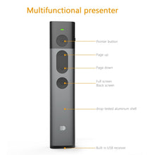 Load image into Gallery viewer, DOOSL DSIT036 Red Laser Pointer 2.4GHz Wireless Presenter PowerPoint Clicker, Red Laser