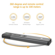 Load image into Gallery viewer, DOOSL DSIT036 Red Laser Pointer 2.4GHz Wireless Presenter PowerPoint Clicker, Red Laser
