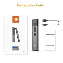Load image into Gallery viewer, DOOSL DSIT036 Red Laser Pointer 2.4GHz Wireless Presenter PowerPoint Clicker, Red Laser
