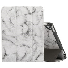 Load image into Gallery viewer, Marble Texture Pattern Horizontal Flip Case for iPad 9.7 (2018) , with Three-folding Holder &amp; Pen Slots, For iPad 9.7 (2018), For iPad 9.7 (2018) &amp; iPad Air &amp; iPad Air 2 &amp; iPad Pro 9.7 &amp; iPad 9.7 2017