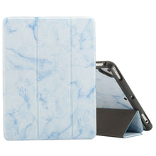 Load image into Gallery viewer, Marble Texture Pattern Horizontal Flip Case for iPad 9.7 (2018) , with Three-folding Holder &amp; Pen Slots, For iPad 9.7 (2018), For iPad 9.7 (2018) &amp; iPad Air &amp; iPad Air 2 &amp; iPad Pro 9.7 &amp; iPad 9.7 2017