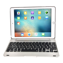 Load image into Gallery viewer, F19B for iPad 9.7 (2017/2018) &amp; iPad Air &amp; Air 2 &amp; iPad Pro 9.7 &amp; New iPad 9.7 inch (2017) Ultra-thin ABS Horizontal Flip Tablet Case + Bluetooth Keyboard