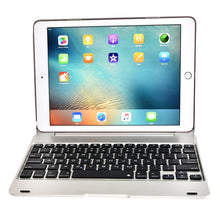 Load image into Gallery viewer, F19B for iPad 9.7 (2017/2018) &amp; iPad Air &amp; Air 2 &amp; iPad Pro 9.7 &amp; New iPad 9.7 inch (2017) Ultra-thin ABS Horizontal Flip Tablet Case + Bluetooth Keyboard