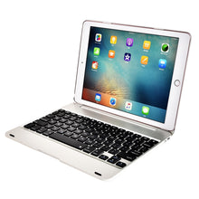 Load image into Gallery viewer, F19B for iPad 9.7 (2017/2018) &amp; iPad Air &amp; Air 2 &amp; iPad Pro 9.7 &amp; New iPad 9.7 inch (2017) Ultra-thin ABS Horizontal Flip Tablet Case + Bluetooth Keyboard