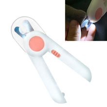 Load image into Gallery viewer, Pet Cat and Dog LED Light Nail Clippers, Pink, Blue