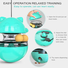 Load image into Gallery viewer, Pet Toy Cat Shaking Food Ball Tumbler Toy Ball